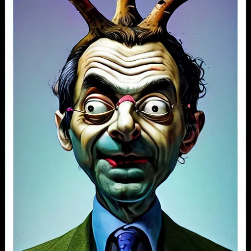 mr. bean mad scientist psychopath, conjuring up | Stable Diffusion ...