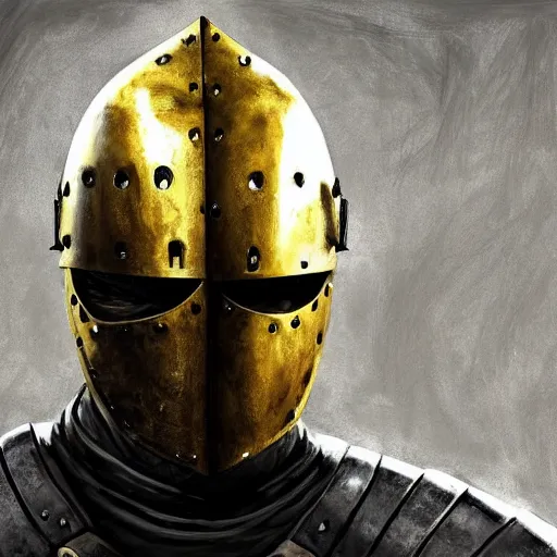 Image similar to gregor clegane from game of thrones wearing a heavy platemail helmet and armor, artstation hall of fame gallery, editors choice, #1 digital painting of all time, most beautiful image ever created, emotionally evocative, greatest art ever made, lifetime achievement magnum opus masterpiece, the most amazing breathtaking image with the deepest message ever painted, a thing of beauty beyond imagination or words, 4k, highly detailed, cinematic lighting