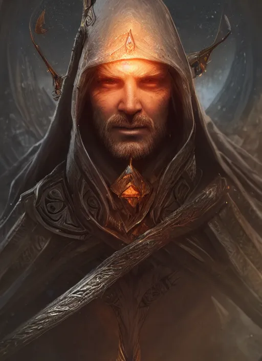 Image similar to archmage, ultra detailed fantasy, elden ring, realistic, dnd character portrait, full body, dnd, rpg, lotr game design fanart by concept art, behance hd, artstation, deviantart, global illumination radiating a glowing aura global illumination ray tracing hdr render in unreal engine 5