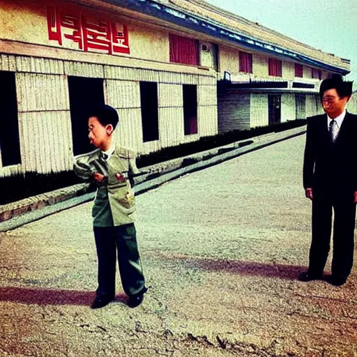 Image similar to “ north korean gang activities from the demilitarized zone, unreleased photographical evidence ”