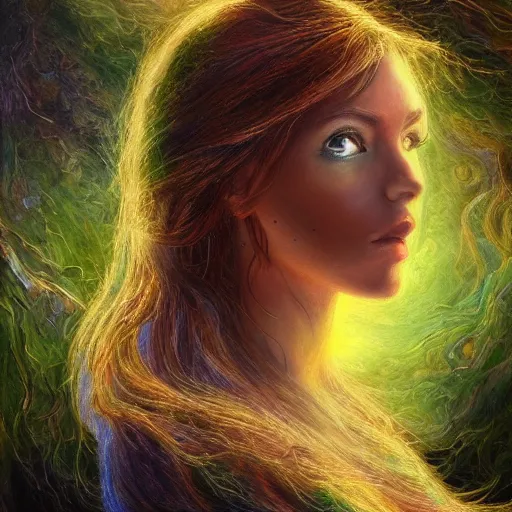 Image similar to portrait stellar Celtic Beauty in primeval waters, dynamic lighting, cinematic, establishing shot, extremely high detail, photo realistic, cinematic lighting, oil painting, intricate line drawings, 8k resolution