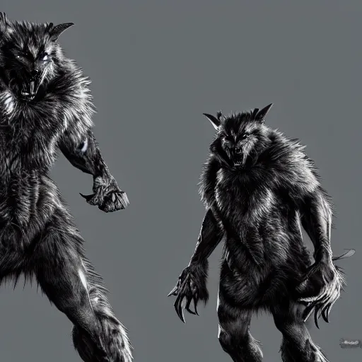 Prompt: armoured werewolf highly detailed, dramatic lighting, cinematic, 4k