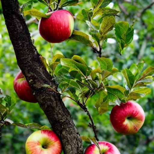 Image similar to apples growing on trees