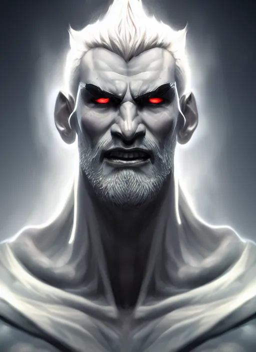 Prompt: the god hades, male, portrait, sharp focus, digital art, concept art, dynamic lighting, subsurface scattering, photoreal, trending on artstation, by emylie boivin, artgerm and rossdraws