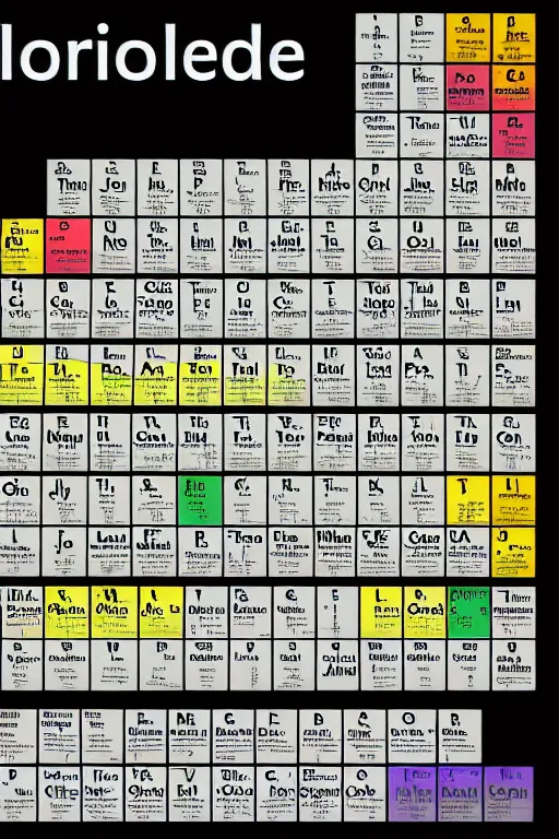 Image similar to periodic table