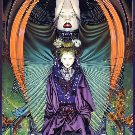 Prompt: portrait of crazy mary virgin, symmetrical, by yoichi hatakenaka, masamune shirow, josan gonzales and dan mumford, ayami kojima, takato yamamoto, barclay shaw, karol bak, yukito kishiro