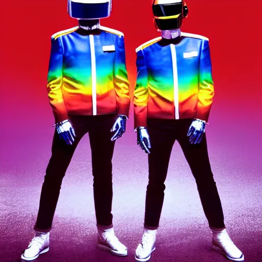 Prompt: daft punk in fenerbahce jersey