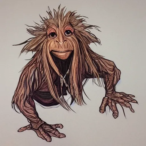 Image similar to Garthim from The Dark Crystal 🎨🖌️