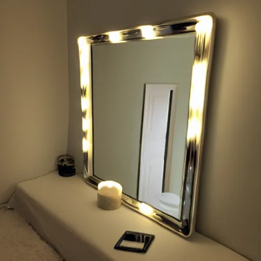 Image similar to mirror feet lights