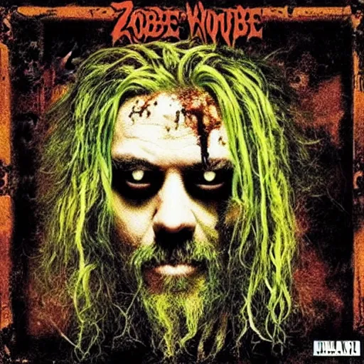 Prompt: rob zombie album art