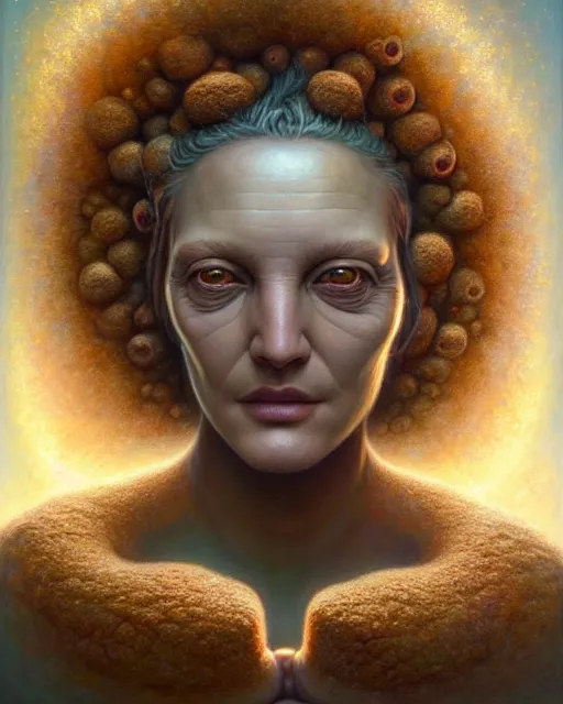 Image similar to detailed portrait of biopunk drew barrymore marshmallow chocolate graham cracker beautiful! by tomasz alen kopera and peter mohrbacher and johanna martine! and margaret keane! elegant alluring luminescent