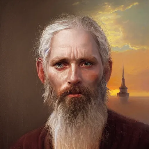 Image similar to portrait of a latvian man ( 3 1 ) from latvia in 2 0 2 1, an oil painting by ross tran and thomas kincade