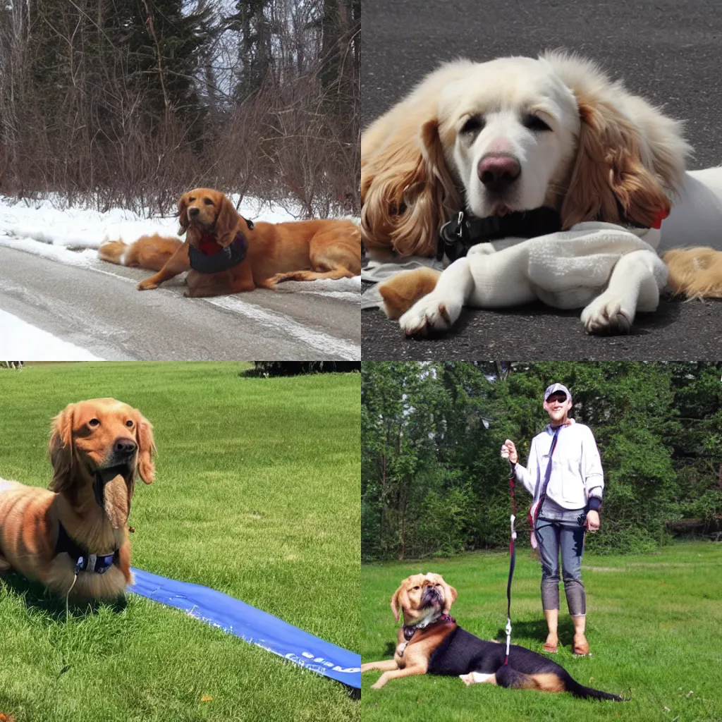 Prompt: the longest dog in Canada