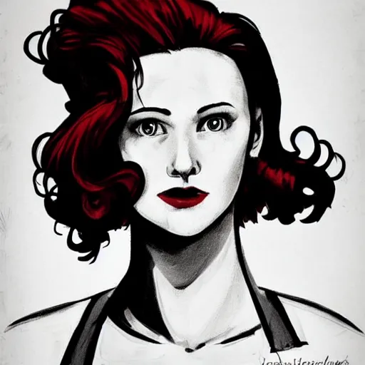 Prompt: heather chandler, heathers ( 1 9 8 9 ), deviantart, digital art, red hair, mean, beautiful, dangerous, vintage