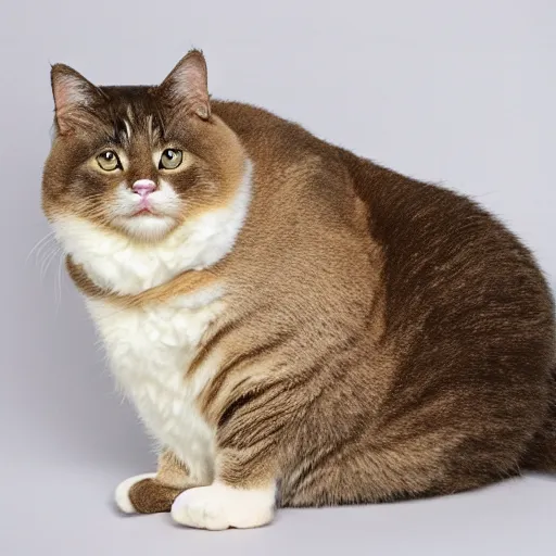 Image similar to extremely obese fat cat,