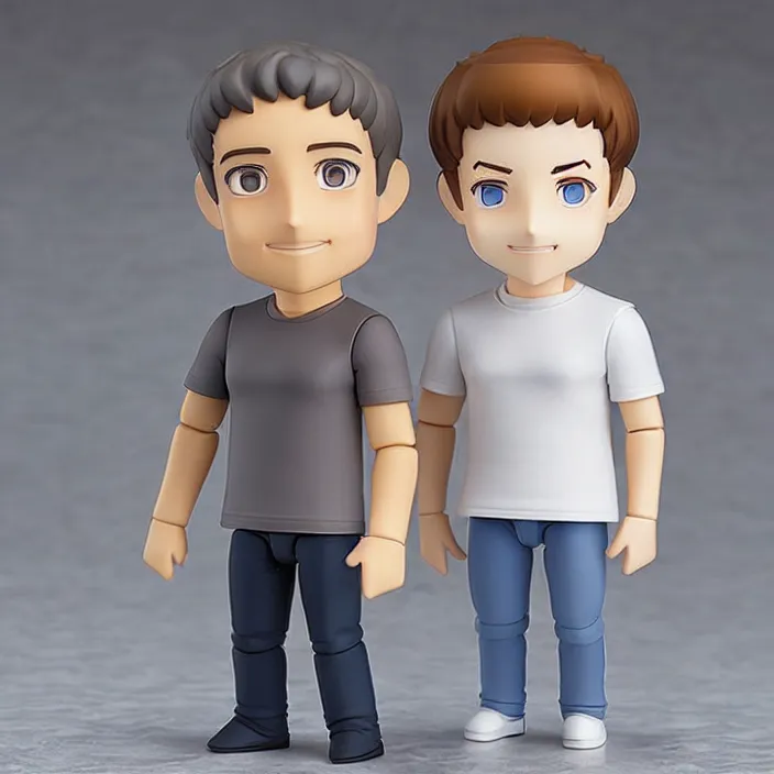 Prompt: Mark Zuckerberg, An anime nendoroid of Mark Zuckerberg, figurine, detailed product photo