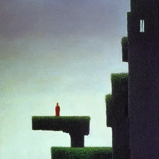 Prompt: platform game made by zdzisław beksinski - n 6