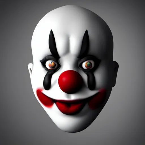 Clown Jumpscare - 3D Model Animated