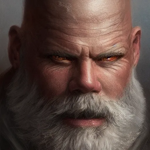 Prompt: portrait of a 6 0 year old male fighter, fantasy, intricate, elegant, highly detailed, digital painting, artstation, concept art, matte, sharp focus, illustration, art by aenaluck and roberto ferri and greg rutkowski, epic fantasy, digital painting