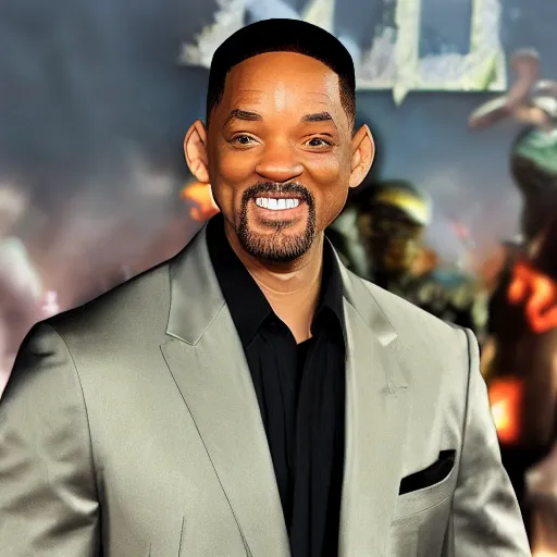Image similar to Will Smith playing as blade 4K detail