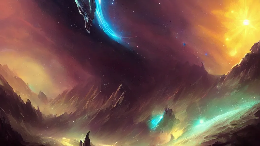 Prompt: galaxies, fantasy artwork, award winning, very very very very very very very beautiful scenery, artstation