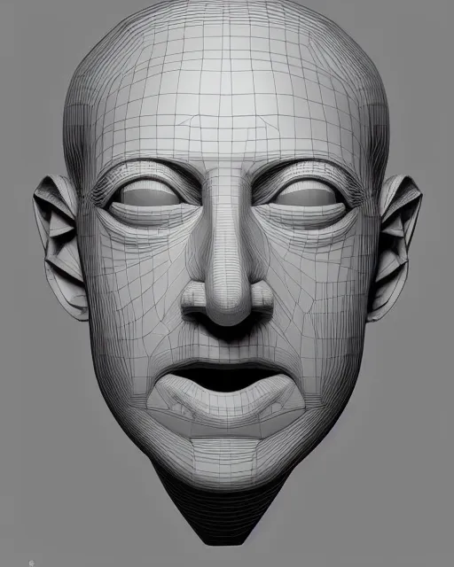 Prompt: A 3D model of a giant floating head in space of mark zuckerberg looking like an alien, fantasy art, in the style of artgerm, illustration, epic, fantasy, intricate, hyper detailed, artstation, concept art, smooth, sharp focus, ray tracing, vibrant, artgerm, award winning art, ray tracing