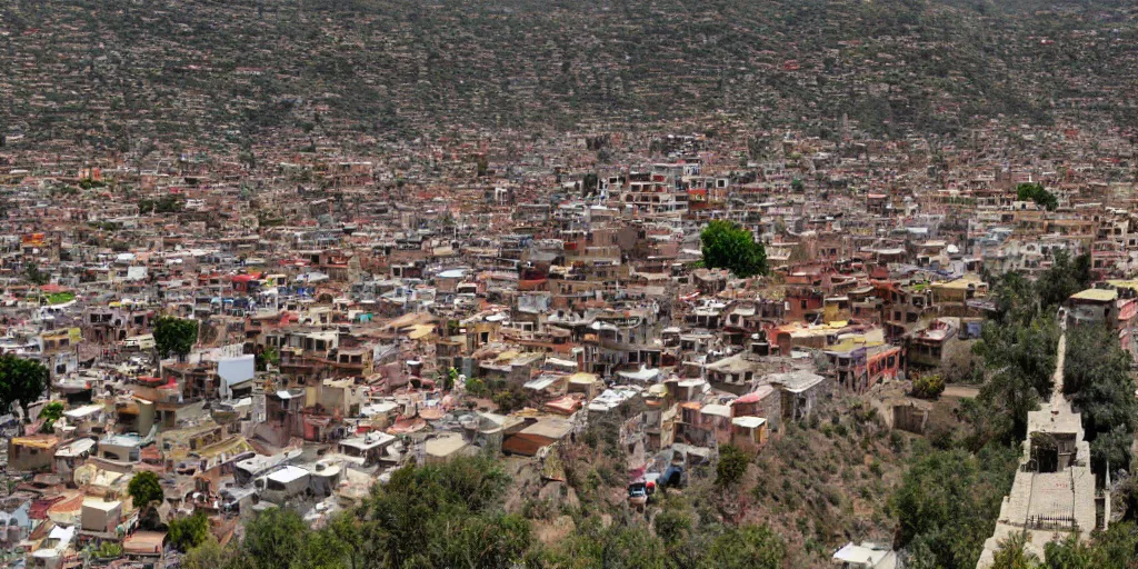 Image similar to seamless equirectangular projection of a 3 6 0 view of guanajuato