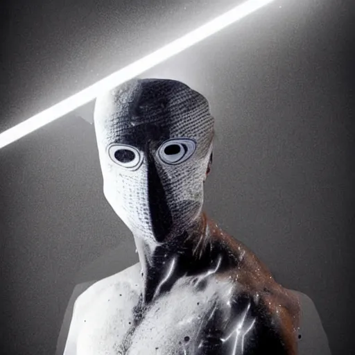 Image similar to The chest and the head divided by a white laser A pattern of mad strobes, you're going haywire In your eyes night cold, I see the end of us You're playing your best role but the mask shatters Where are you going, boy? When did you get so lost? How could you be so blind? How could you be so blind? A sustained, heart pain and a dark fever How did I get fooled by such a savage curse? The more I forgive you, the more it backfires Now you're dancing through the smoke like nothing else matters Where are you going, boy? When did you get so lost? How could you be so blind? How could you be so blind?