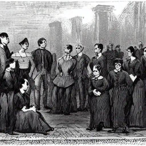 Prompt: devil worshipers meeting, 1 8 0 0 s, historical photograph