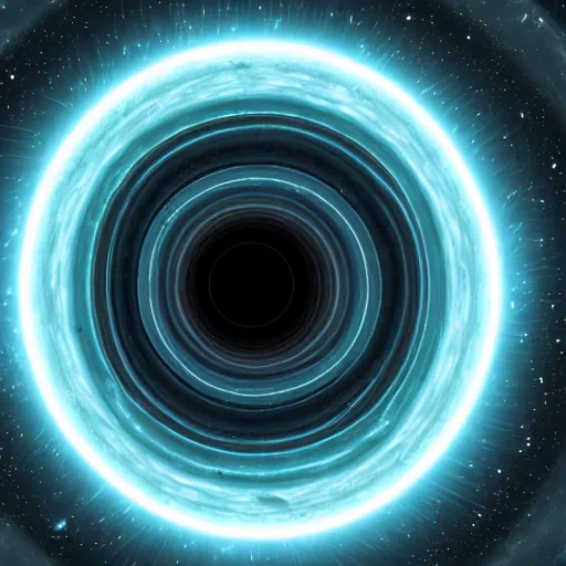 Image similar to world inside the black hole