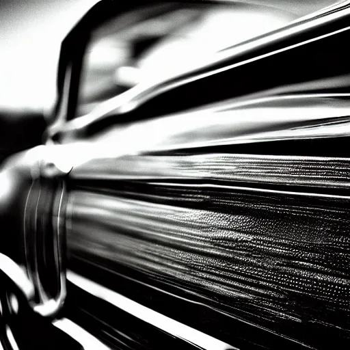 Image similar to still of an american muscle car, film grain