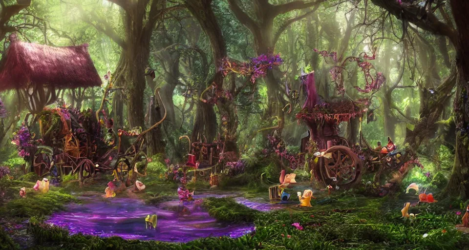 Image similar to Enchanted and magic forest, with Cry engine