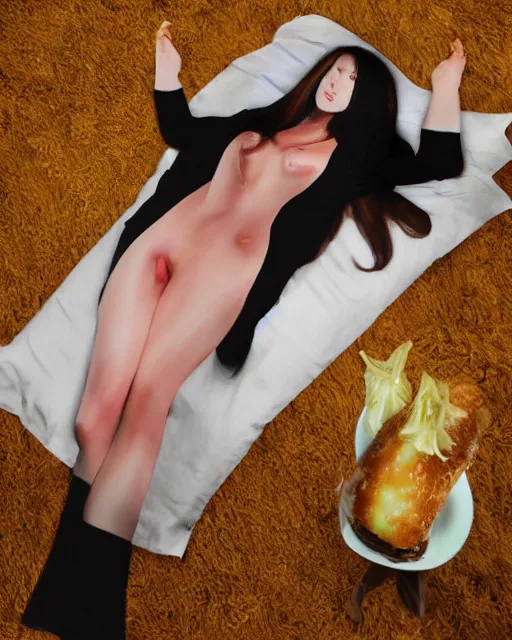 Image similar to corndog dakimakura, product picture, thumbnail, ebay listing, advertisement, bidding, internet picture