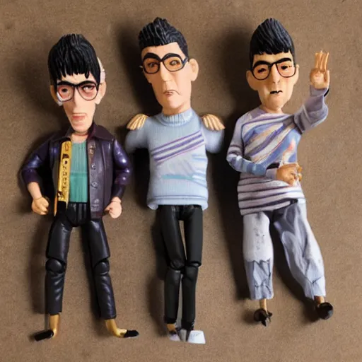 Prompt: the smiths action figures