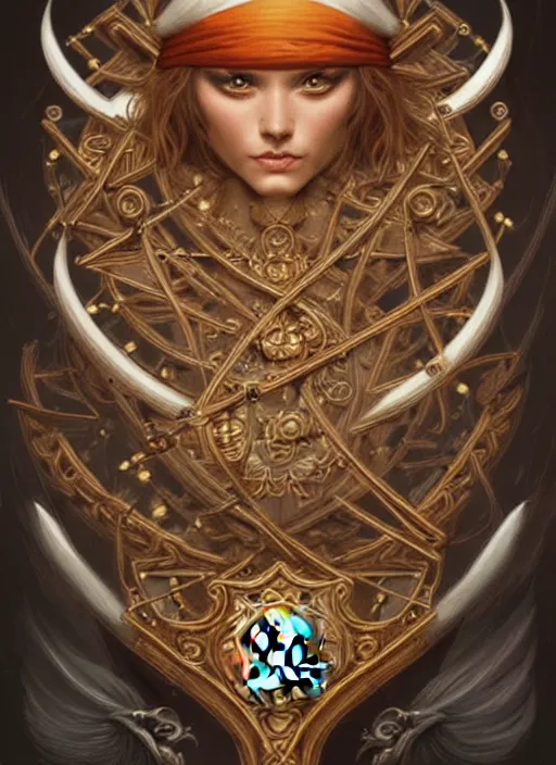 Prompt: symmetry!! poster of pirate treasure, intricate elegant, highly detailed, digital painting, artstation, concept art, smooth, sharp focus, illustration, art by artgerm