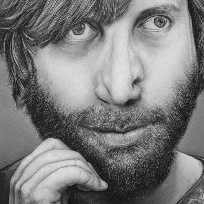 Image similar to portrait of trey anastasio, highly detailed, 4 k,