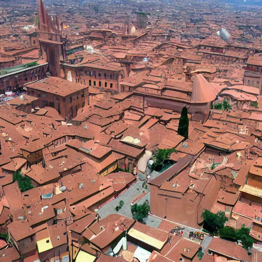 Image similar to Bologna during the third impact