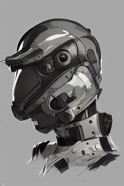 Image similar to robot ninja mask helmet metal gear solid training suit swat commando, aesthetic octane render, 8 k hd resolution, by ilya kuvshinov and cushart krentz and gilleard james, by carl warner and jim woodring, trending on artstation : 1. 5, sweet joy harmony color scheme