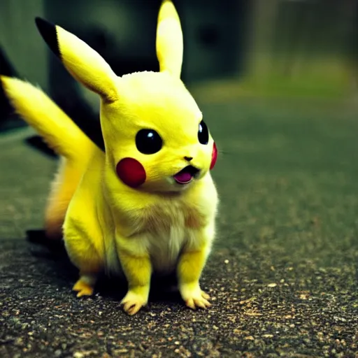 Image similar to real life pikachu, professional photography, national geographic