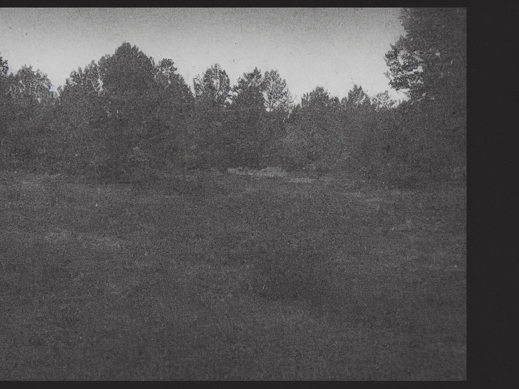 Prompt: anaglyph vintage monochrome stereophotography landscape