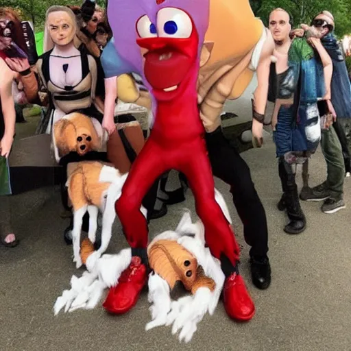 Prompt: a cursed image from reddit