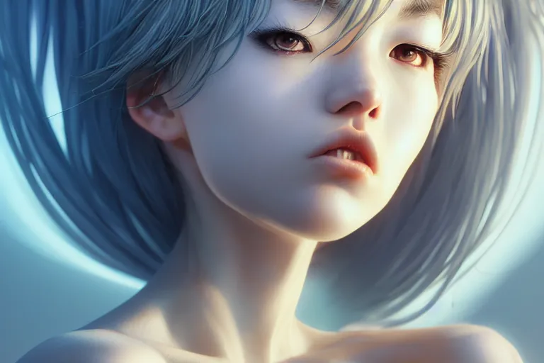 Prompt: a dreaming dreamer, occlusion shadow, specular reflection, rim light, unreal engine, octane render, artgerm, artstation, art by hiroaki samura and jiro matsumoto and yusuke murata, high quality, intricate detailed 8 k, fantasy illustration, extremely beautiful and aesthetic shape of face and body, fish - eye lens