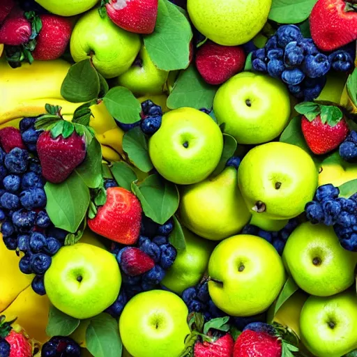 Image similar to a group of fresh fruit