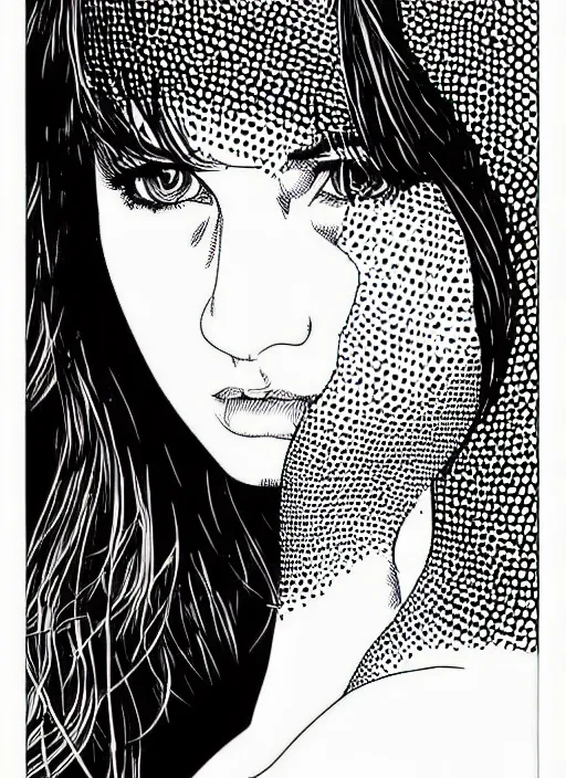 Prompt: a portrait of a pretty young lady by apollonia saintclair