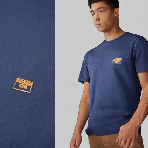 Image similar to A tied-dyed t-shirt with kirkland logo