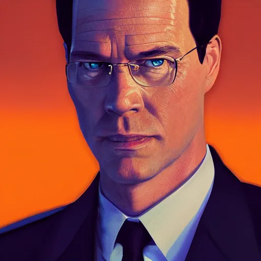 Prompt: mark rutte as a dictator, fantasy, high detail, elegant, digital painting, cinematic lighting, textured skin, highly detailed, artstation, unreal engine 5, breathtaking, illustration, ilya kuvshinov, nikolay makovsky