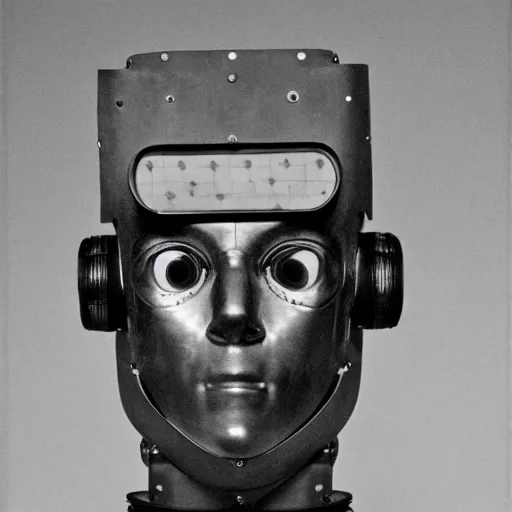 Image similar to portrait of leonard euler as a robot