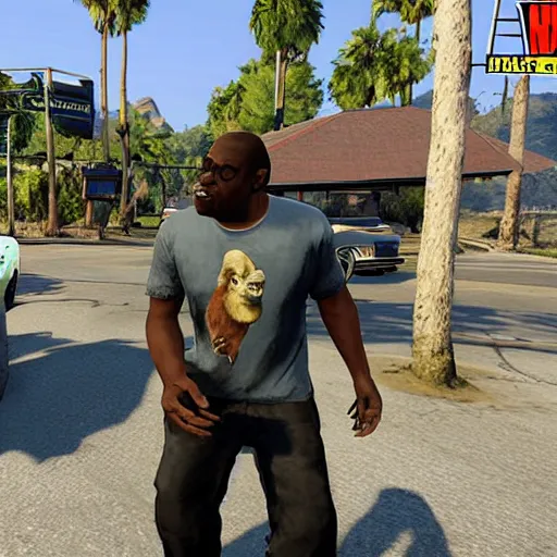 Image similar to harambe, groove street, gtav