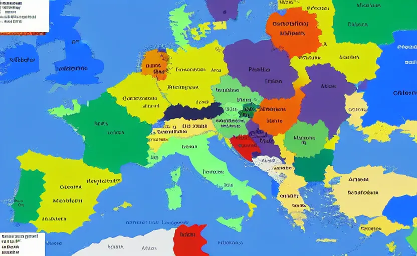 Image similar to map of all the countries in europe