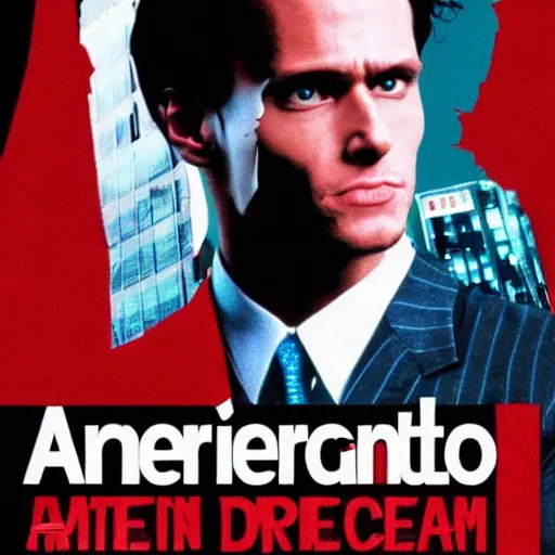Prompt: American Psycho (1999) but it's a dream